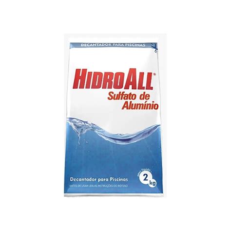 Sulfato De Aluminio 2kg Hidroall