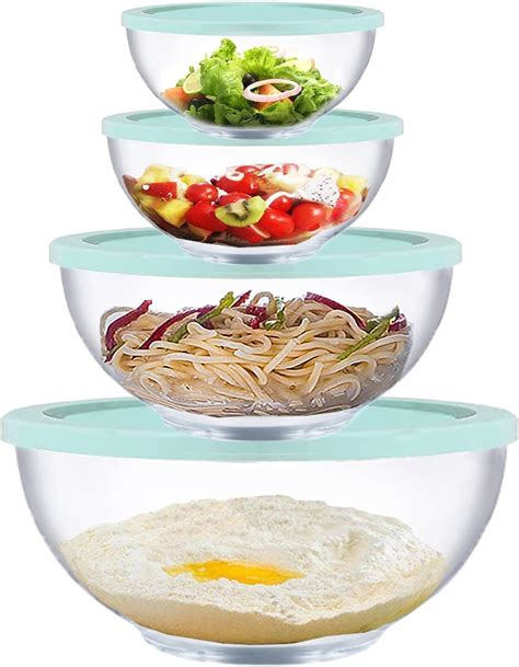 Pyrex Prepware Piece Glass Mixing Bowl Set Amazon Ca Home