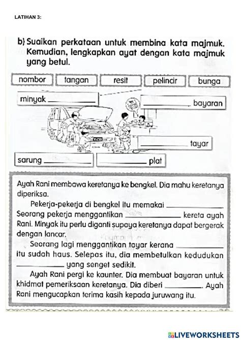 Latihan Tatabahasa Kata Majmuk Worksheet Live Worksheets Nbkomputer