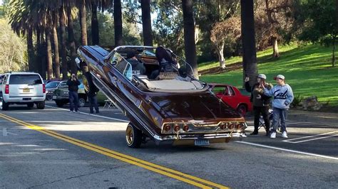 Lowriders Crusing At Elysian Park In La Youtube