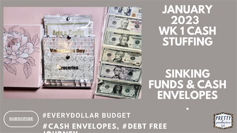 JAN WK 1 CASH STUFFING CASH ENVELOPES AND SINKING FUNDS YouTube