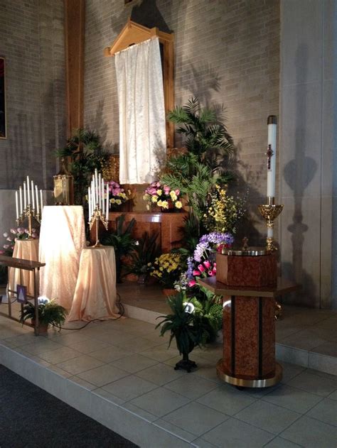 Holy Thursday 2015 Altar Of Repose Church Easter Decorations