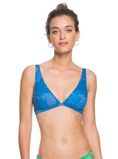 Góra od bikini damska Roxy Pop Surf niebieski S Roxy Moda Sklep