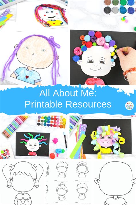 All About Me Drawing Activity for Kids - Arty Crafty Kids