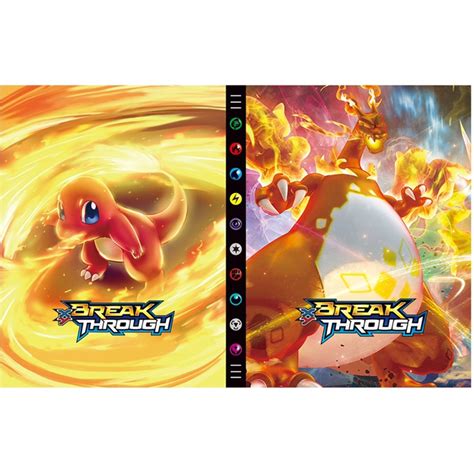 Álbum Pokémon Pasta Grande Porta 432 Cartas Tcg Card Charizard Lucario