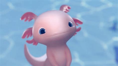 Happy Axolotl GIF