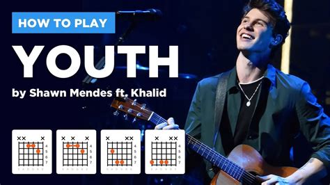 🎸 Youth • Shawn Mendes Fingerstyle Guitar Lesson W Intro Tabs No Capo