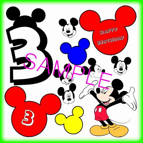 Mickey Mouse Cut Out Printable