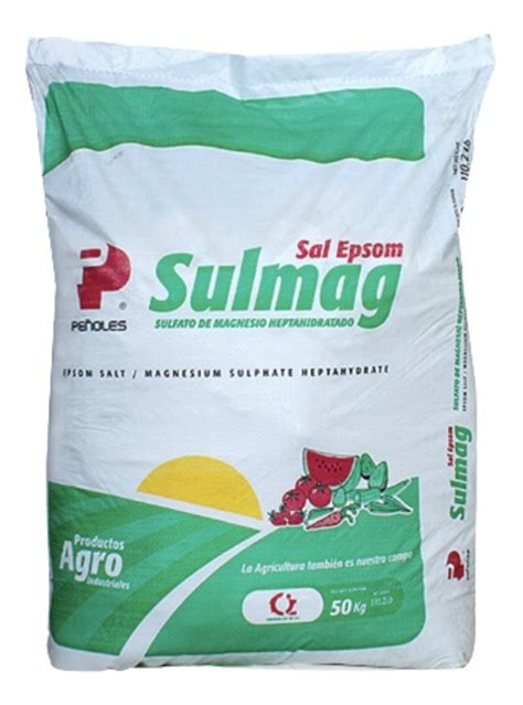 50 Kg Sulfato De Magnesio Sulmag Fertilizante Hidroponia IRRICORP DEPOT