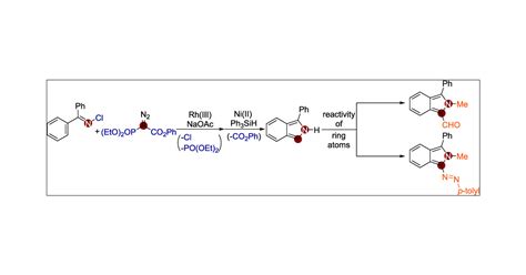 Rh Iii Catalyzed Coupling Of N Chloroimines With Diazo