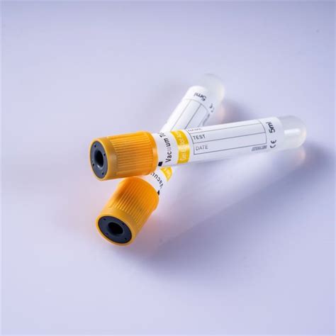 China Customized Gel Clot Vacutainer Additive Vacuum Blood Collection