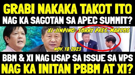 PBBM PINAG BANTAAN SI XI BINALAAN LABAN SA GULO SA WPS NAG KA SUNDO