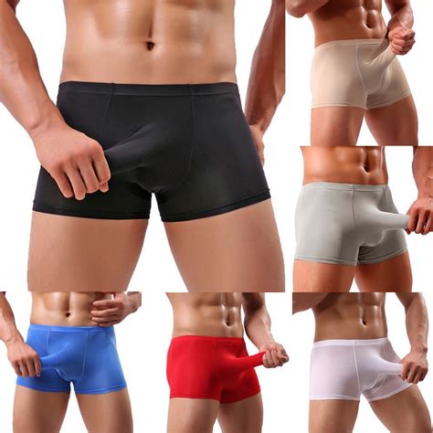 Roupa Íntima Masculina Lingerie Sexy Shorts E Cuecas Em Formato