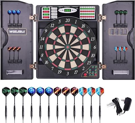 Winmax Electronic Dart Board Led Electric Digital Dartboards For