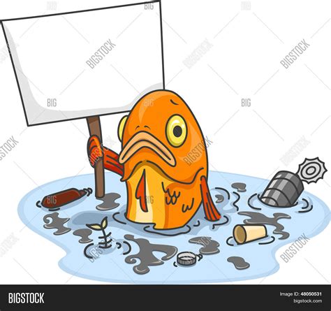 Illustration Sad Fish Vector & Photo (Free Trial) | Bigstock