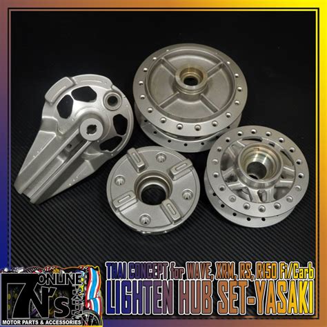 LIGHTEN HUB SET Yasaki Thai Look Raider150 Fi Carb Xrm Wave