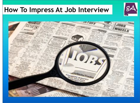 How To Impress At Your Job Interview Geek Alabama