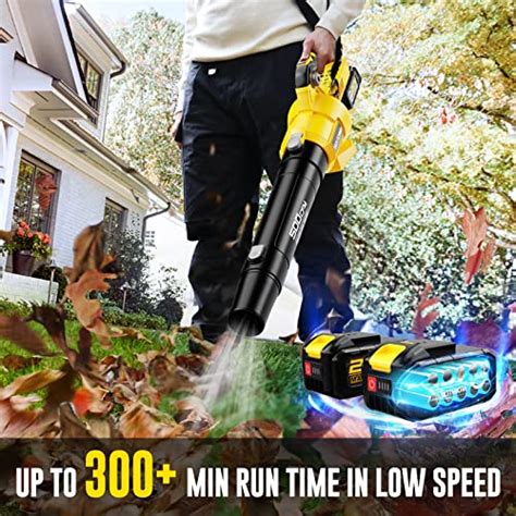 Somorei Cordless Leaf Blower Cfm Brushless Electric Blower With