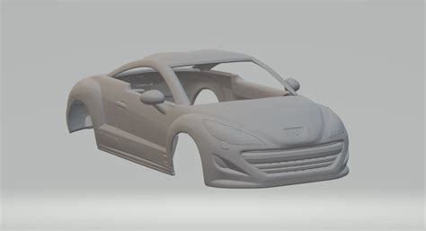 Archivo Stl Peugeot Rcz Design Para Impresora D Para Descargarcults