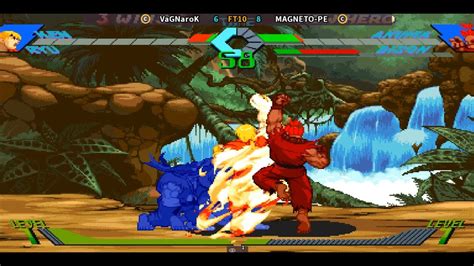 X Men Vs Street Fighter Fightcade Vagnarok X Magneto Pe