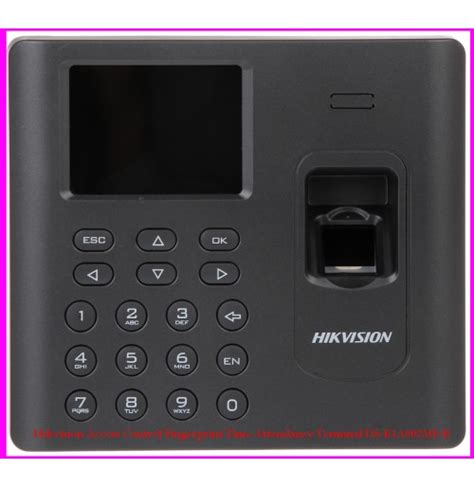 Buy Hikvision Access Control Fingerprint Time Attendance Terminal Ds