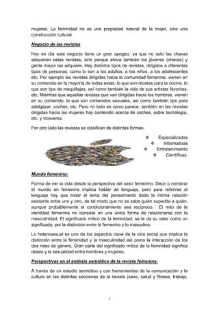 Analisis Semiotico De La Revista Femenina Pdf