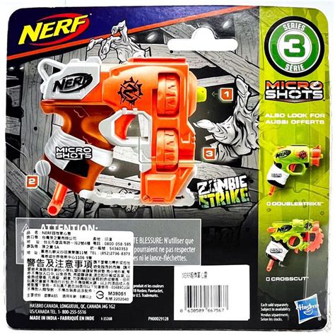 Hasbro 孩之寶 Nerf 超微掌心雷 Micro Shots 橘色 綠色 隨機出貨 Pchome 24h購物