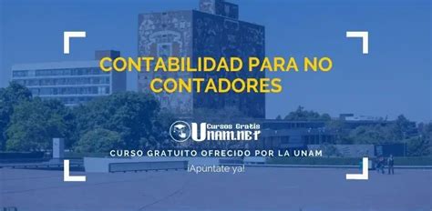 Contabilidad Para No Contadores Cursos Gratis UNAM