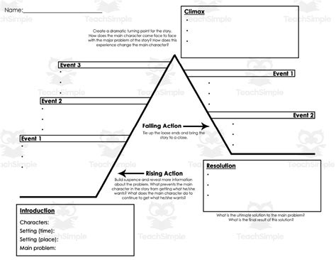 Short Story Graphic Organizer By Teach Simple