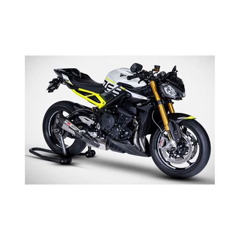 Ligne complète GT ZHD006S10SCR homologuée inox noir ZARD pour Ducati