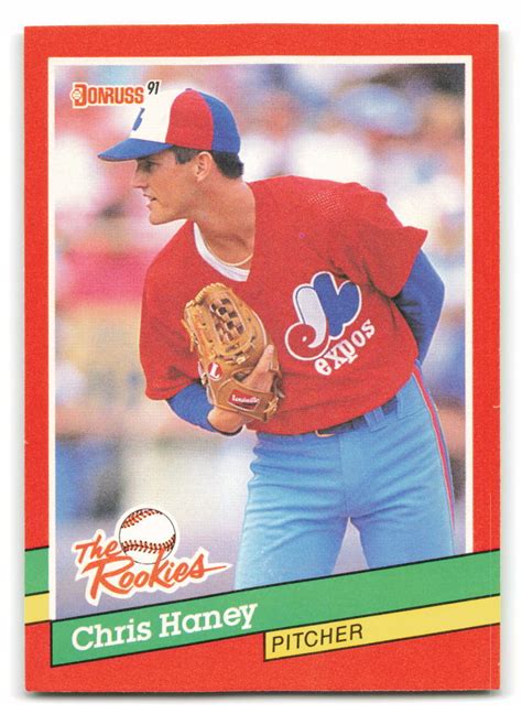 Chris Haney 1991 Donruss The Rookies BASEBALL 44 Montreal Expos EBay