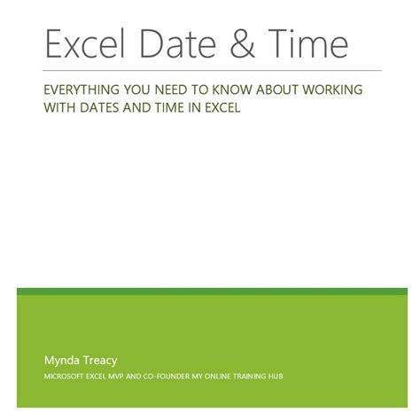 Excel Date And Time Everything You Need To Know