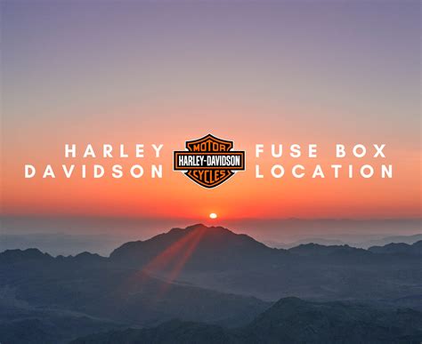 Where's The Harley Davidson Fuse Box Location (Answered) - MotoSquids