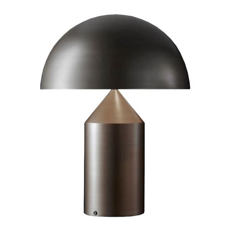 OLUCE Lampada Da Tavolo ATOLLO GRANDE Bronzo Metallo MyAreaDesign It