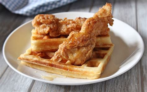 Honey Fried Chicken And Waffles Honey Fried Chicken Fried Chicken