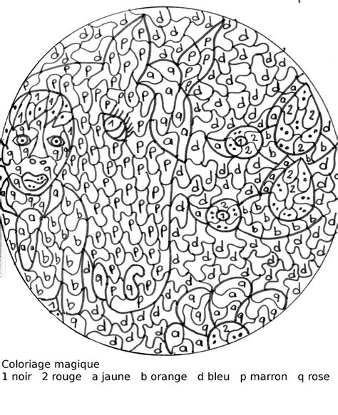 Belle Coloriage Magique Chien Et Chat Additions 30000 Collections