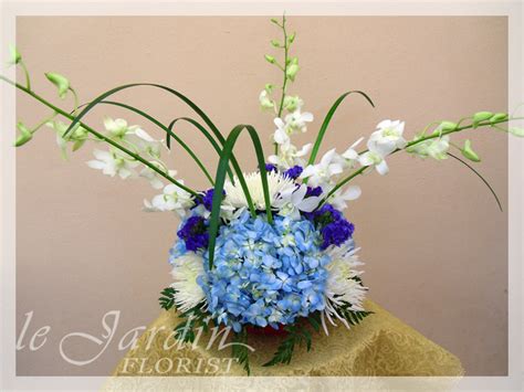 Blue Hawaiian Flower Arrangement