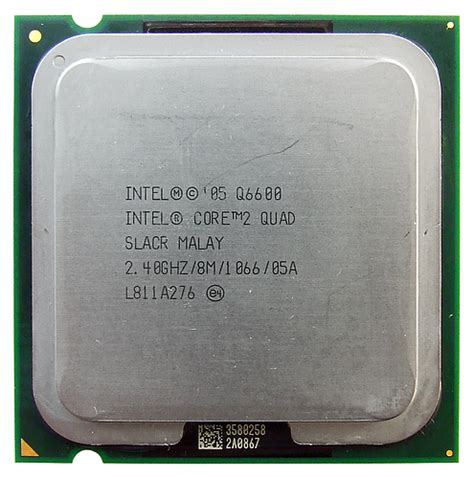 Процессор Intel Core 2 Quad Q6600 2.40GHz/8M/1066 (SLACR) s775, tray ...