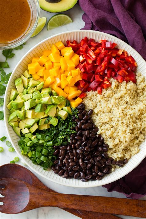 Mango Black Bean And Avocado Quinoa Salad Cooking Classy