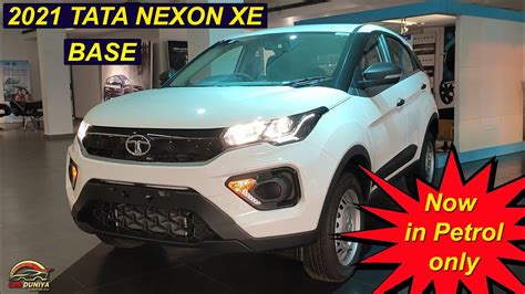 Tata Nexon Xe Base Variant Now In Petrol Engine Only Watch To