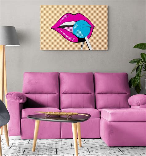 Canvas print pop art lollipop | Dovido.com