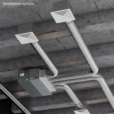 Iafv Stainless Steel Ceiling Ventilation System For Industrial