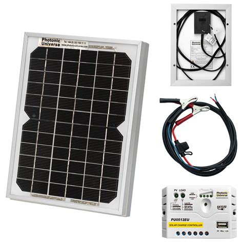 Buy W V Photonic Universe Solar Panel Kit With A Charge Controller