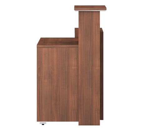 Buy Nova Reception Table In Walnut Rigato Finish At 15 Off Online