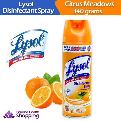 Lysol Disinfectant Spray Citrus Meadows 340g Lazada Ph