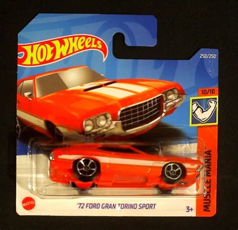 VOITURE HOT WHEELS 72 Ford Gran Torino sport n10 10 série Muscle Mania