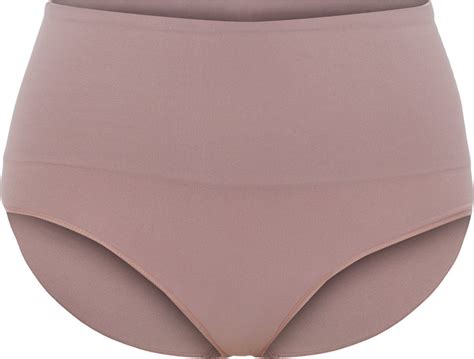 Spanx Ecocare Seamless Shaping Brief Kleur Dark Nude Cafe Au Lait