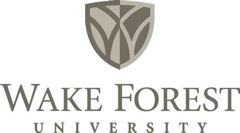 Download Wake Forest Logo Gray Wake Forest University Png Image With