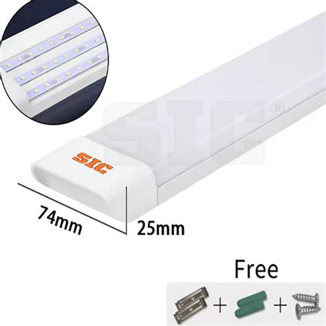 Sic Modern Indoor Lighting Linear Led Smd Surface Mounted Flat Batten