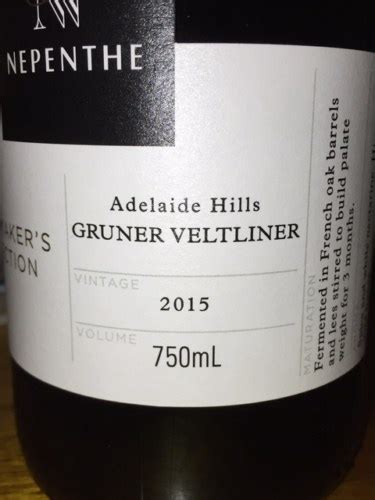 Nepenthe Winemaker S Selection Gruner Veltliner Vivino